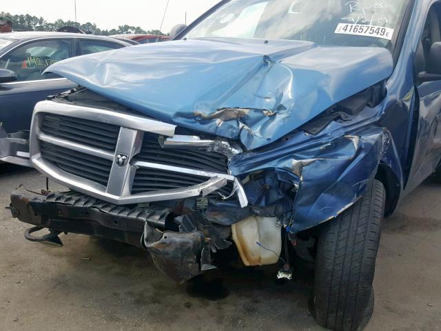 1D4HB48D35F541594 - 2005 DODGE DURANGO SL BLUE photo 9