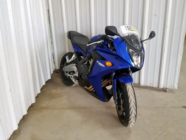 MLHRC7401E5001442 - 2014 HONDA CBR650 F BLUE photo 1