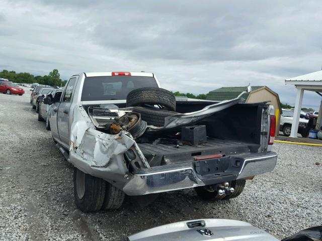 3D73Y4CL6BG607690 - 2011 DODGE RAM 3500 GRAY photo 3