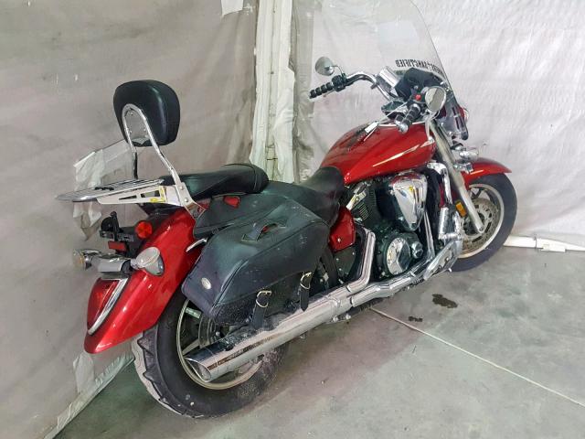 JYAVP24E18A006586 - 2008 YAMAHA XVS1300 A RED photo 4