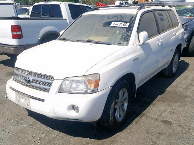 JTEDW21A570020480 - 2007 TOYOTA HIGHLANDER WHITE photo 2