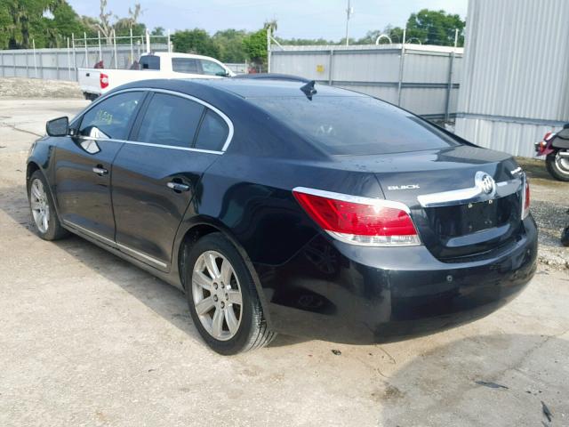 1G4GC5EG6AF179986 - 2010 BUICK LACROSSE C BLACK photo 3