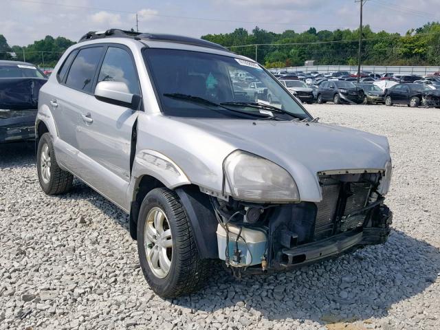 KM8JN72D67U504162 - 2007 HYUNDAI TUCSON SE SILVER photo 1