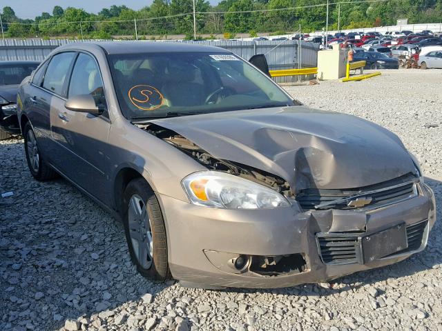 2G1WU58R279215547 - 2007 CHEVROLET IMPALA LTZ BEIGE photo 1