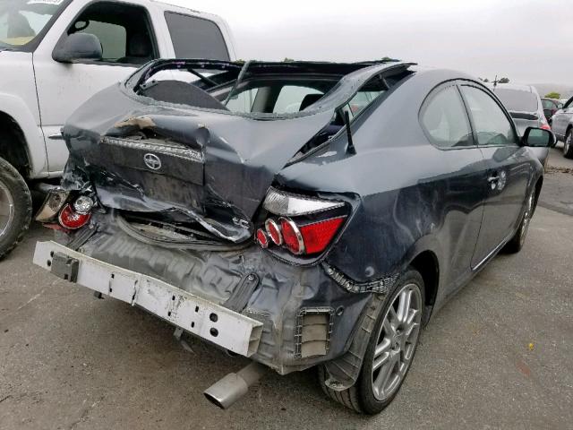 JTKDE167X80259063 - 2008 TOYOTA SCION TC ნაცრისფერი ფოტო 4