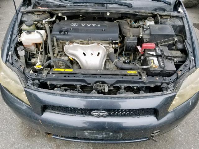JTKDE167X80259063 - 2008 TOYOTA SCION TC ნაცრისფერი ფოტო 7