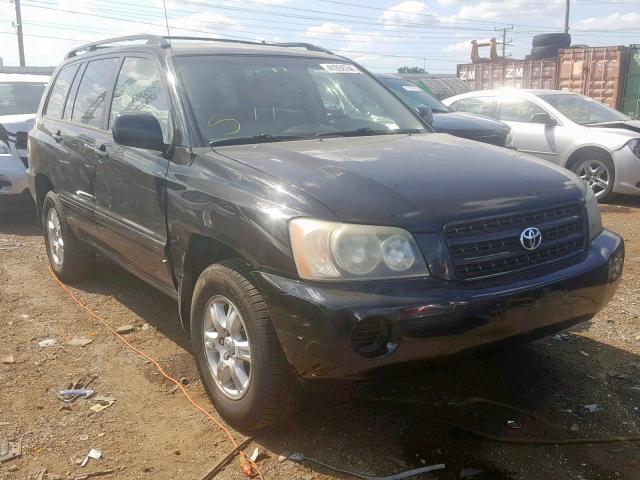 JTEHF21A620047214 - 2002 TOYOTA HIGHLANDER BLACK photo 1