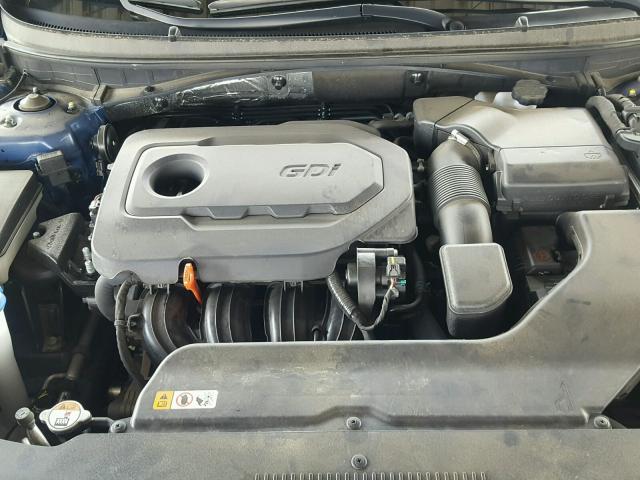 5NPE34AF5GH264920 - 2016 HYUNDAI SONATA SPO BLUE photo 7