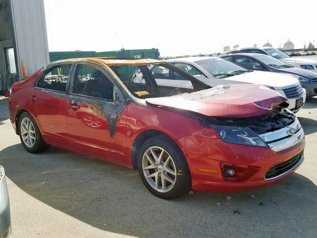 3FAHP0JG0AR296901 - 2010 FORD FUSION SEL RED photo 1