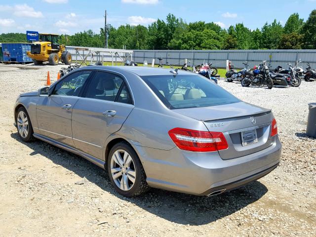 WDDHF5GB2BA398661 - 2011 MERCEDES-BENZ E 350 SILVER photo 3