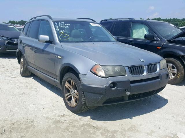 WBXPA93485WD02659 - 2005 BMW X3 3.0I GRAY photo 1