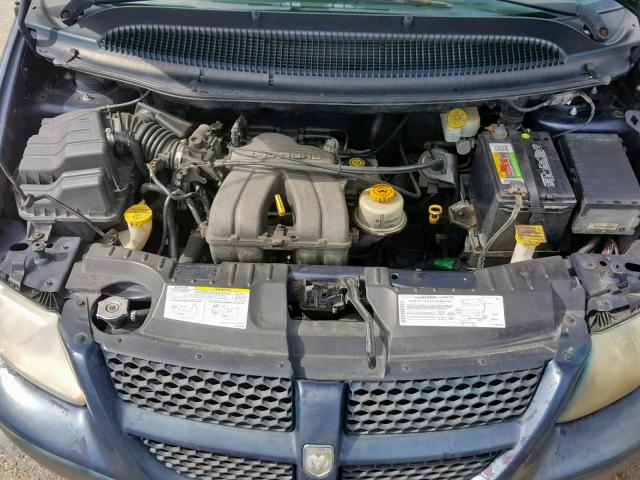 1D4GP25B14B520995 - 2004 DODGE CARAVAN SE BLUE photo 7