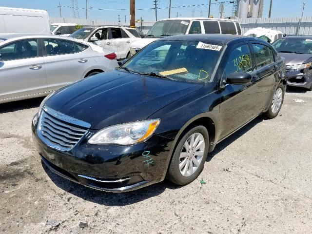 1C3BC1FBXBN542893 - 2011 CHRYSLER 200 TOURIN BLACK photo 2