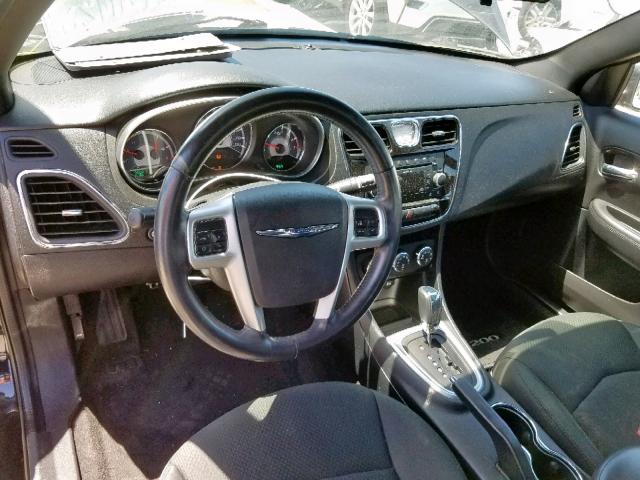 1C3BC1FBXBN542893 - 2011 CHRYSLER 200 TOURIN BLACK photo 9