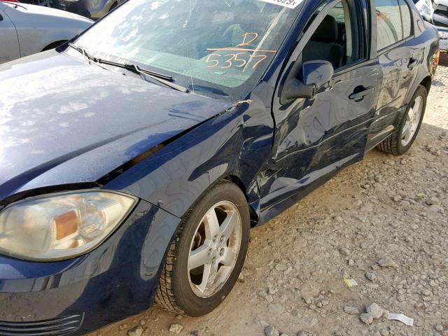 1G1AF5F56A7205357 - 2010 CHEVROLET COBALT 2LT BLUE photo 10