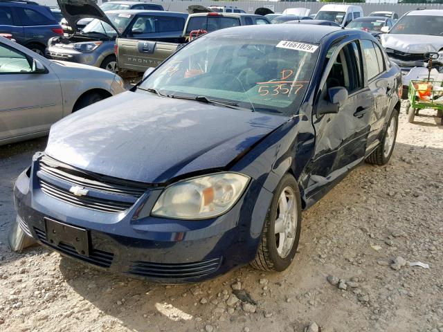 1G1AF5F56A7205357 - 2010 CHEVROLET COBALT 2LT BLUE photo 2