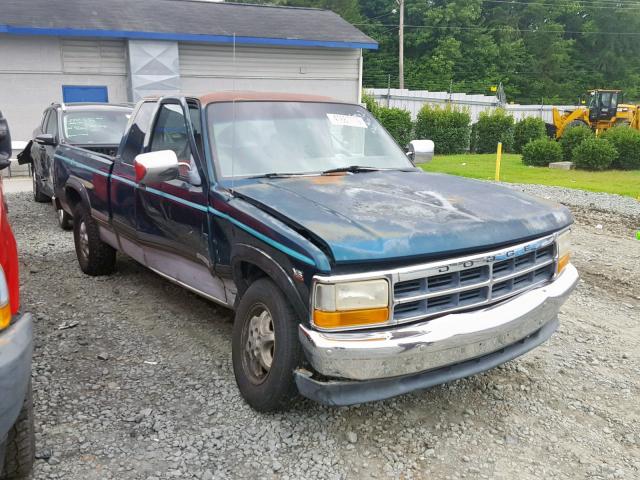 1B7GL23X0RS701844 - 1994 DODGE DAKOTA GREEN photo 1