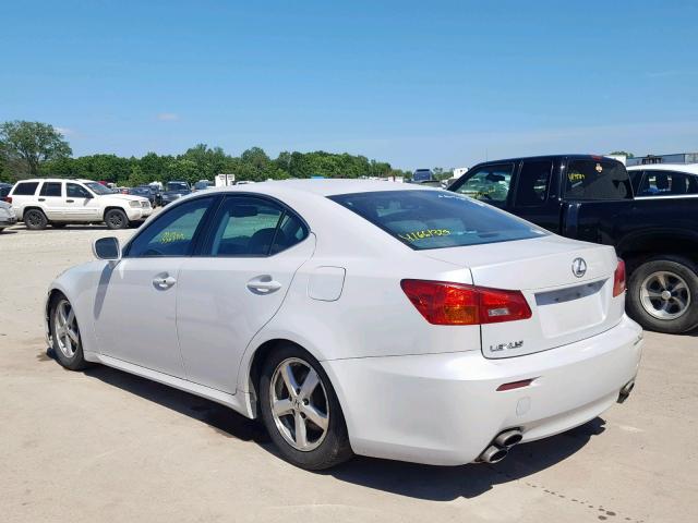 JTHBK262562002023 - 2006 LEXUS IS 250 WHITE photo 3