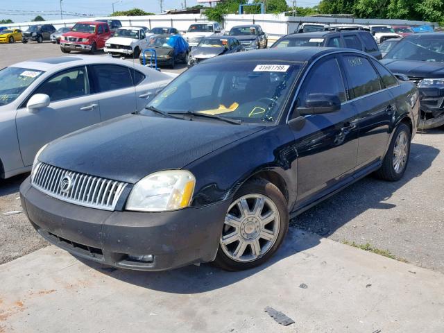 1MEHM42137G601231 - 2007 MERCURY MONTEGO PR შავი ფოტო 2