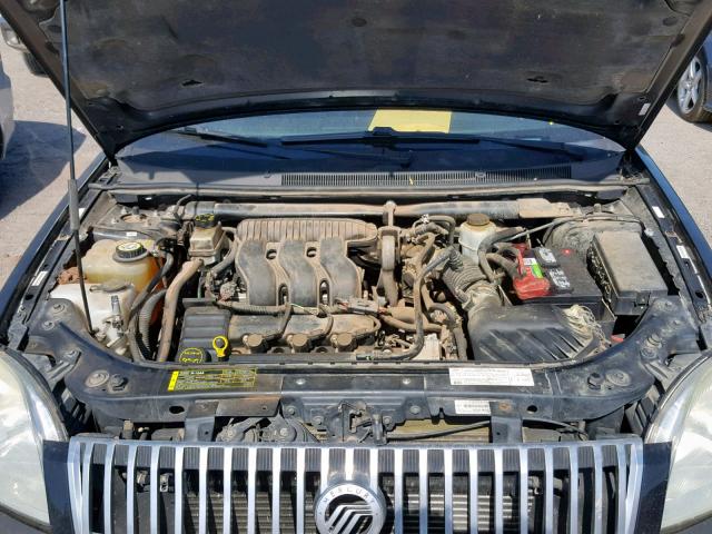 1MEHM42137G601231 - 2007 MERCURY MONTEGO PR შავი ფოტო 7