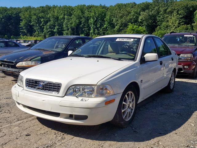 YV1VS27534F098029 - 2004 VOLVO S40 1.9T WHITE photo 2