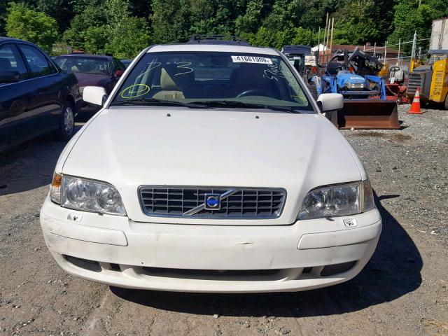 YV1VS27534F098029 - 2004 VOLVO S40 1.9T WHITE photo 9