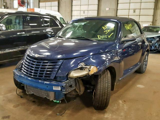 3C3EY55E35T287137 - 2005 CHRYSLER PT CRUISER BLUE photo 2