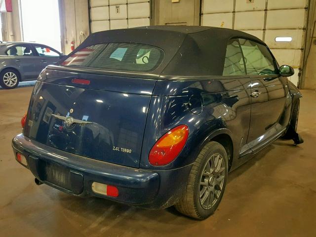 3C3EY55E35T287137 - 2005 CHRYSLER PT CRUISER BLUE photo 4