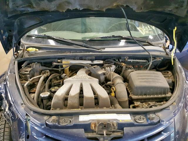 3C3EY55E35T287137 - 2005 CHRYSLER PT CRUISER BLUE photo 7