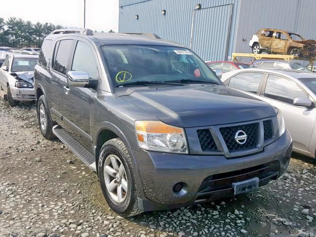 5N1BA0ND1BN620438 - 2011 NISSAN ARMADA SV GRAY photo 1