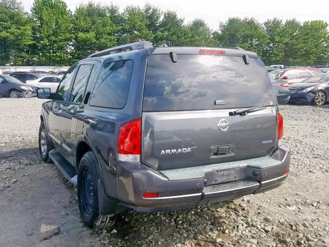 5N1BA0ND1BN620438 - 2011 NISSAN ARMADA SV GRAY photo 3