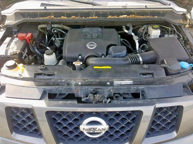 5N1BA0ND1BN620438 - 2011 NISSAN ARMADA SV GRAY photo 7