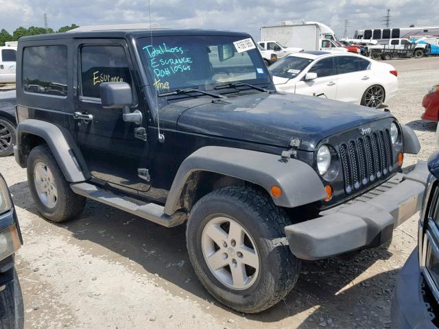 1J4FA24108L517065 - 2008 JEEP WRANGLER X BLACK photo 1