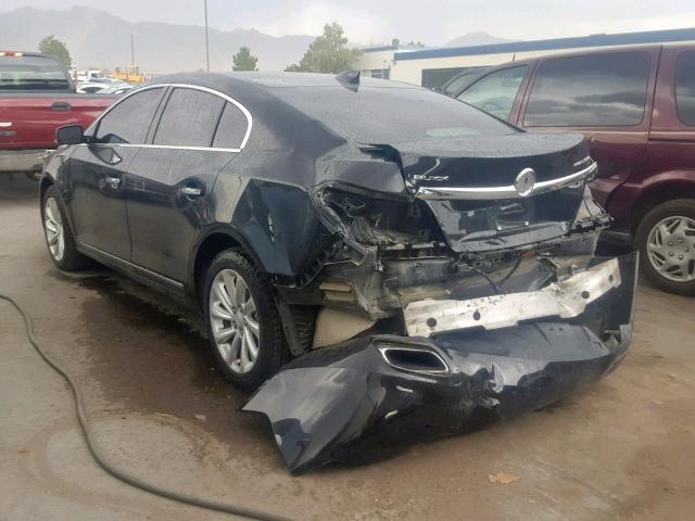 1G4GB5G33FF224483 - 2015 BUICK LACROSSE BLACK photo 3