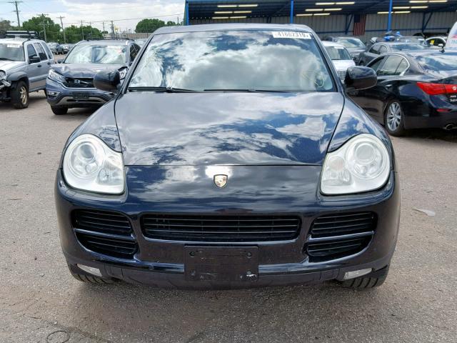 WP1AB29P35LA61308 - 2005 PORSCHE CAYENNE S BLACK photo 9