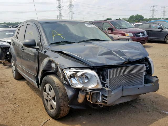 1B3HB28B08D717695 - 2008 DODGE CALIBER BLACK photo 1