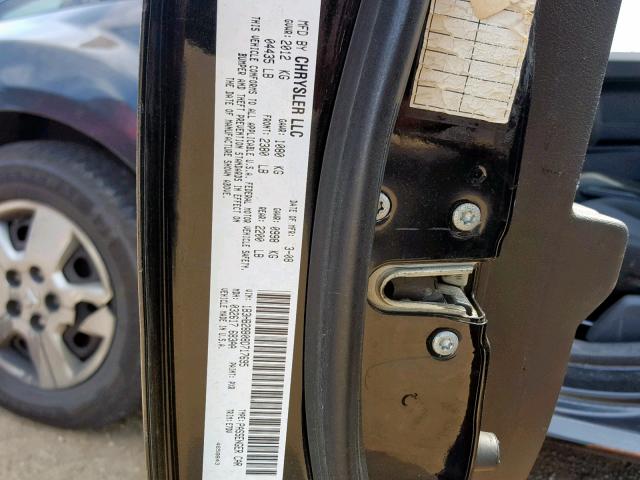 1B3HB28B08D717695 - 2008 DODGE CALIBER BLACK photo 10