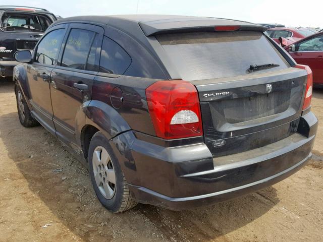 1B3HB28B08D717695 - 2008 DODGE CALIBER BLACK photo 3