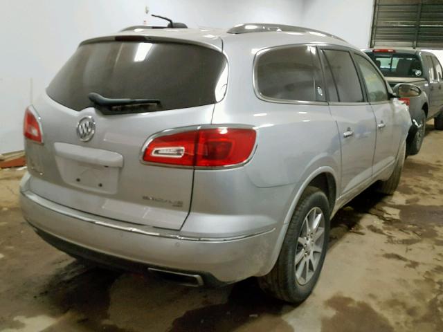 5GAKVBKD5HJ191069 - 2017 BUICK ENCLAVE SILVER photo 4