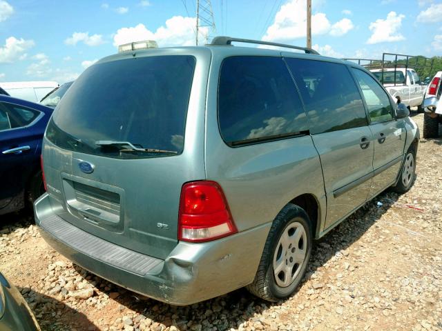 2FMZA51697BA09997 - 2007 FORD FREESTAR S BLUE photo 4