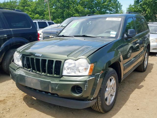 1J4GR48K76C303599 - 2006 JEEP GRAND CHER GREEN photo 2