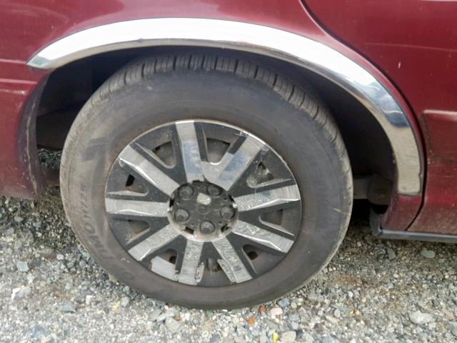 2MEFM74W74X635728 - 2004 MERCURY GRAND MARQ BURGUNDY photo 10