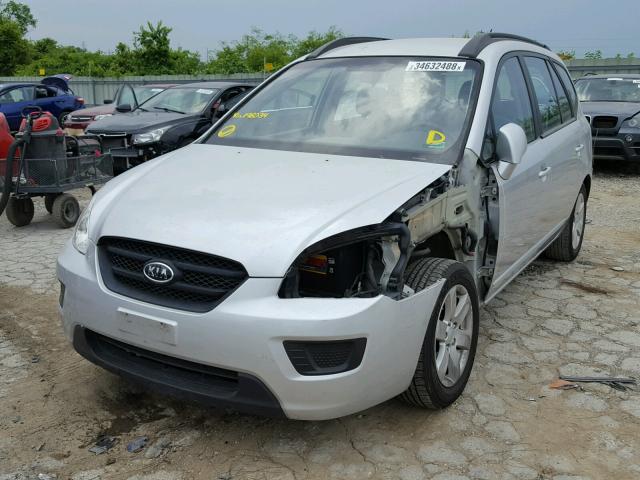 KNAFG526887198234 - 2008 KIA RONDO LX SILVER photo 2