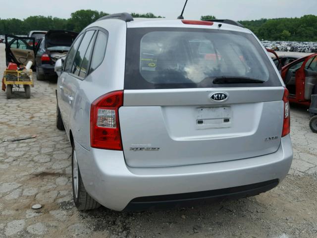 KNAFG526887198234 - 2008 KIA RONDO LX SILVER photo 3