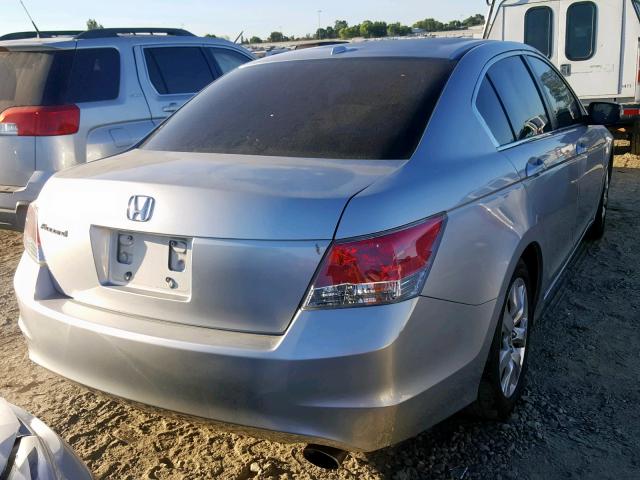 1HGCP2F80AA147773 - 2010 HONDA ACCORD EXL SILVER photo 4