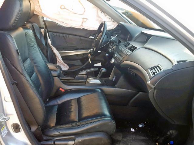 1HGCP2F80AA147773 - 2010 HONDA ACCORD EXL SILVER photo 5