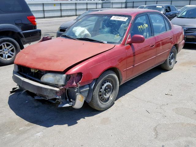 1NXBB02E6TZ464379 - 1996 TOYOTA COROLLA DX RED photo 2