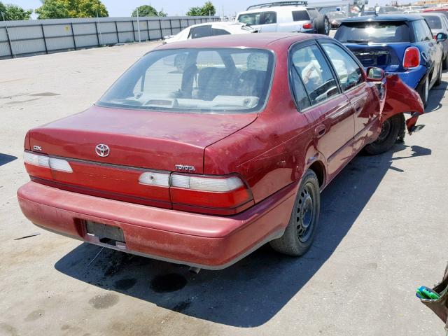 1NXBB02E6TZ464379 - 1996 TOYOTA COROLLA DX RED photo 4