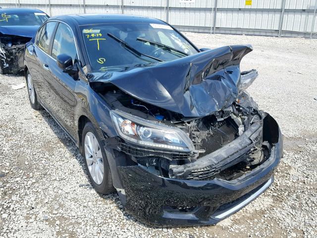 1HGCR2F80FA000659 - 2015 HONDA ACCORD EXL BLACK photo 1