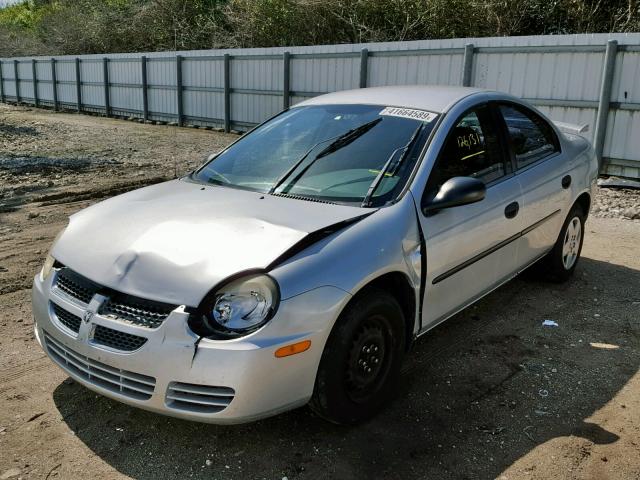 1B3ES26C53D190888 - 2003 DODGE NEON SE SILVER photo 2